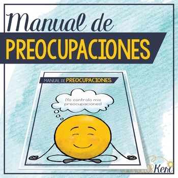 Preview of Spanish Worry Workbook Managing Worry Activities & Spanish Counseling Activities