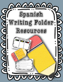 Spanish Writing Folder Resources