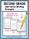 SPANISH Writing Prompts For Second Grade Narrative Writing