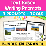 Spanish Writing Prompts Performance Task Bundle for Test P
