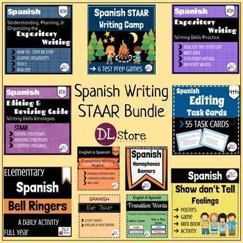 Preview of Spanish Writing Bundle