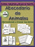 Spanish - Letter Tracing, Anchor Charts+Practice - Trazo d