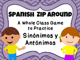 Spanish Zip Around {Sinonimos y Antonimos}