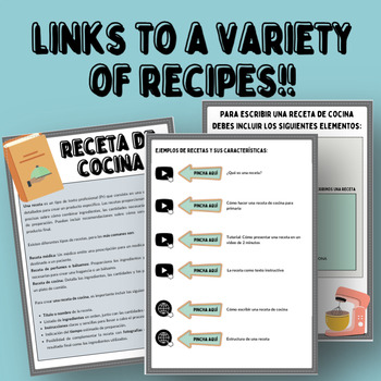 Spanish ab initio: how to write a recipe. Cómo escribir una receta de cocina