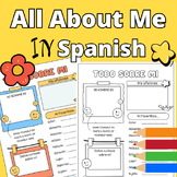 Spanish all about me worksheet - Spanish Questions (Todo S