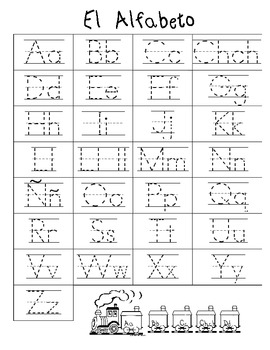 Spanish alphabet practice by Teaching Bilingually | TpT