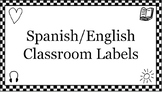 Spanish and English Classroom Labels