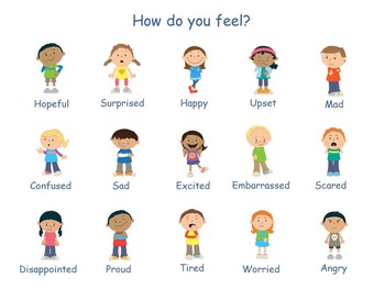 Feelings Chart In Spanish And English
