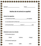 Spanish animals-Facts about animal page