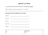 Spanish ar Verbs