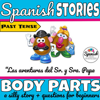 Preview of Spanish body parts (el cuerpo) reading comprehension