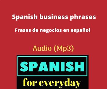 Preview of Spanish business phrases (audio)
