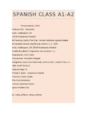 Spanish class A-1,A-2