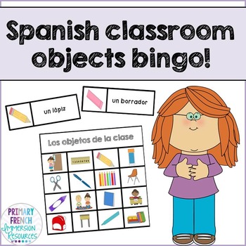 Spanish language Bingo items