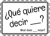 Spanish "classroom phrases" posters