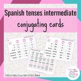 Spanish conjugating flash cards for High School and Junior