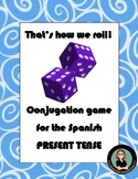 Spanish dice game for conjugation practice: That's how we 