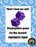 Spanish dice game for conjugation practice: That's how we 