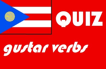 Preview of Spanish español gustar type verbs quiz or worksheet
