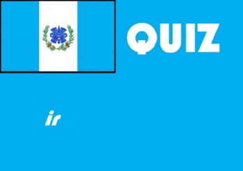 Preview of Spanish español ir four multiple choice quiz or worksheet