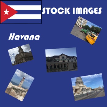 Preview of Spanish español Geography 139 High Quality Stock Images Havana, Cuba