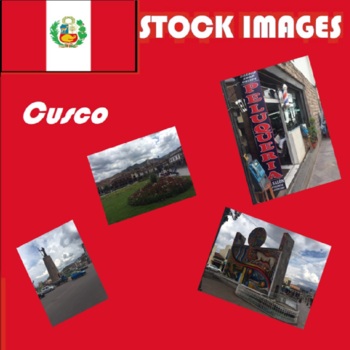 Preview of Spanish español Geography 17 High Quality Stock Images Cusco Perú