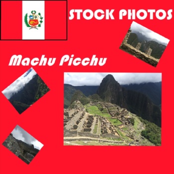Preview of Spanish español Geography 20 High Quality Stock Images - Machu Picchu