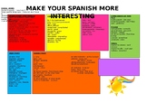 Spanish essential learning mat