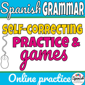 Preview of Spanish final exam verb and grammar review games for Spanish 1, 2, 3, 4, AP