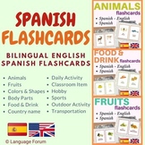 Spanish flashcards bundle (with English translations) | 70