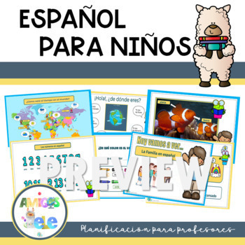 Preview of Spanish for Children | Español para niños