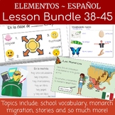 Spanish for Elementary (school, monarch, stories, games, v