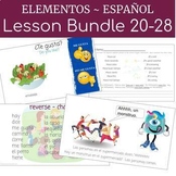 Spanish for Elementary (weather, body parts, TPR verbs, st