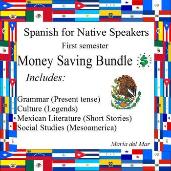 Preview of Spanish for Native Speakers 1 (first semester)
