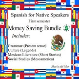 Spanish for Native Speakers 1 (first semester)