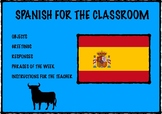 Spanish for the classroom (beginners)