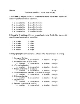 Quiz: Por V Para Spanish 3, Spanish 4, Spanish 5