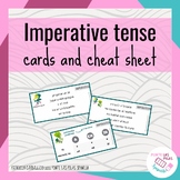 Spanish imperative tense flash cards for positive and nega