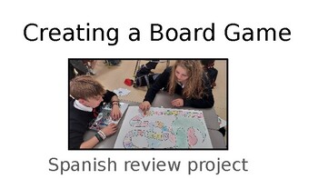 Preview of Spanish interactive Board Game