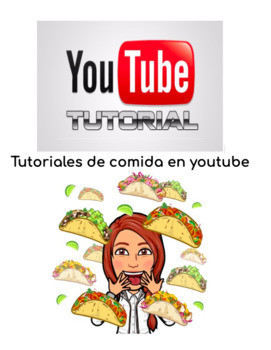 Preview of Spanish ir + a Food Digital Unit Google Classroom Distance Learning Interactive