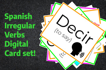 Spanish irregular verbs by Señora Sagastume | TPT