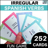 Spanish Irregular Verbs Present Tense FUN GAME - 252 CARDS