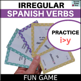 Spanish irregular verbs present tense I-Y FUN GAME