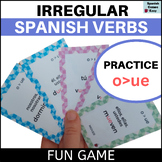 Spanish irregular verbs present tense O-UE  FUN GAME