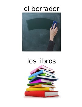 Preview of Spanish labels for Classroom