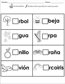 Spanish letter of the week 