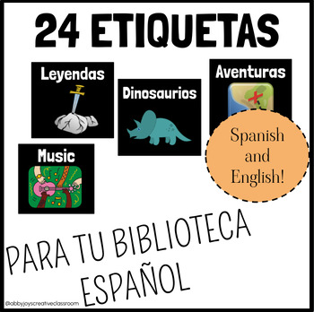 Preview of Spanish library labels!