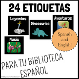 Spanish library labels!