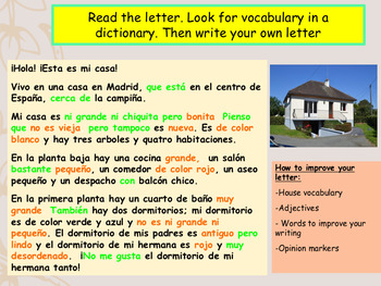 my house spanish essay