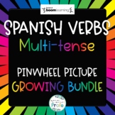 Spanish multi-tense verb conjugation Boom Card bundle (dis